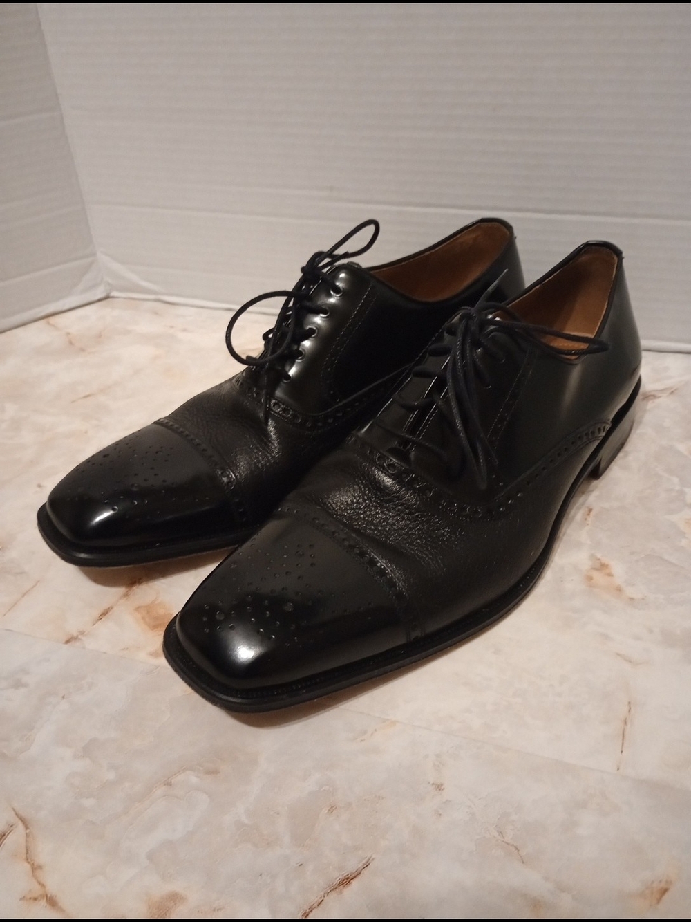 Mezlan Andrew Cap Toe Oxford Men's 10M Made In Italy Vero Cuolo